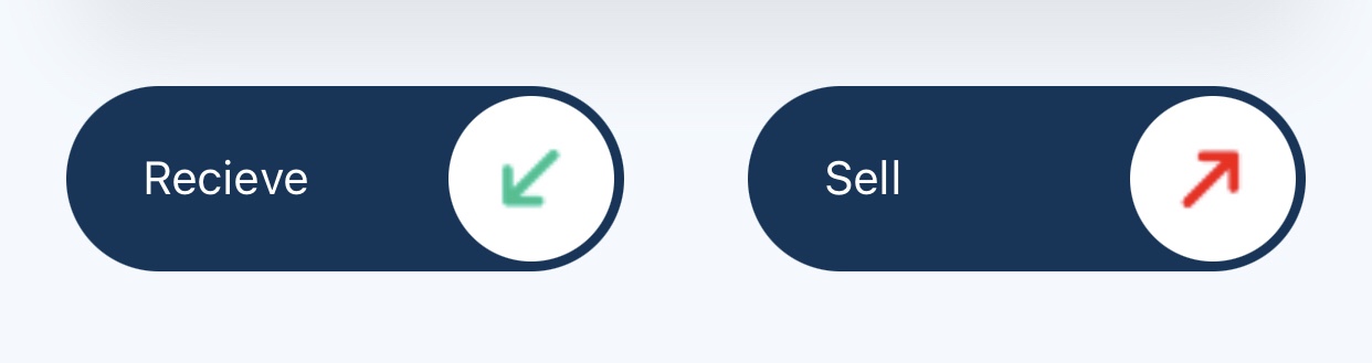 The Difference between Receive and Sell on The Presto App